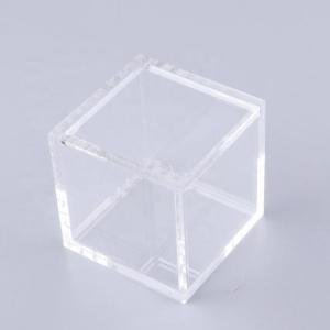 小型正方形四方形亚克力盒子带盖子