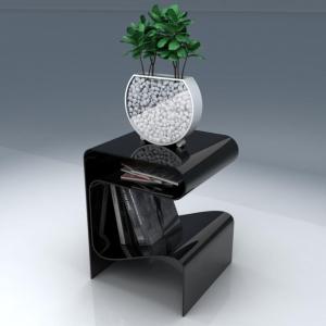最新风格黑色颜色形状茶叶茶水台子家具