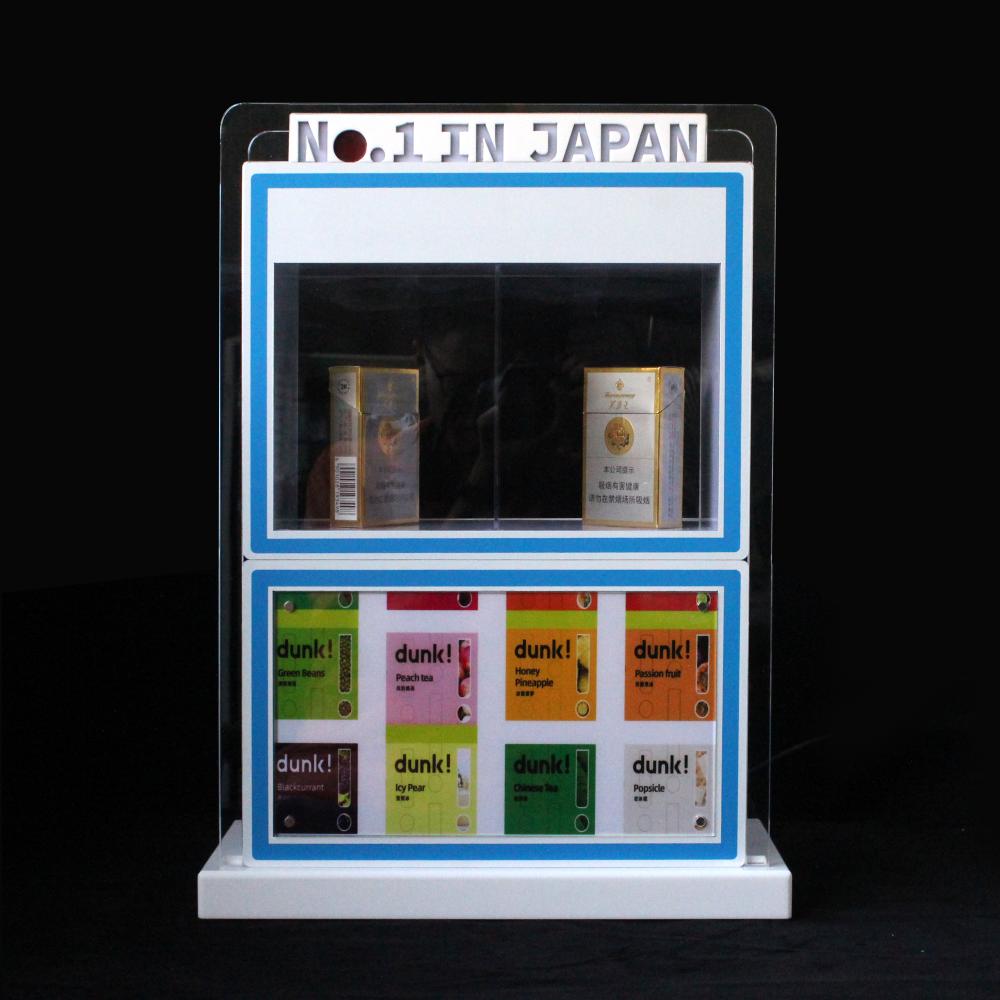 磁性磁铁浮动漂浮OEM香烟电子烟烟具亚克力展示架加工定制工厂68423